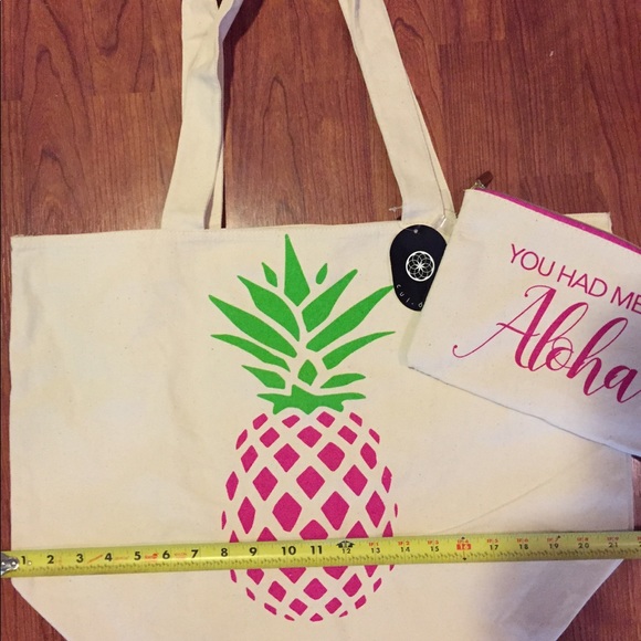 Pineapple Canvas Tote - Picture 2 of 4